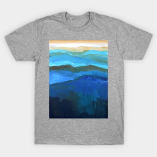 Abstract Mountain Range by Robert Phelps T-Shirt